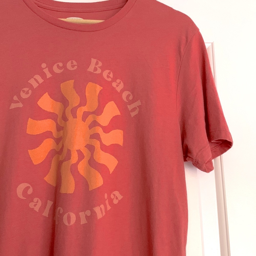 Retro Sun VENICE BEACH CA Orange T-Shirt